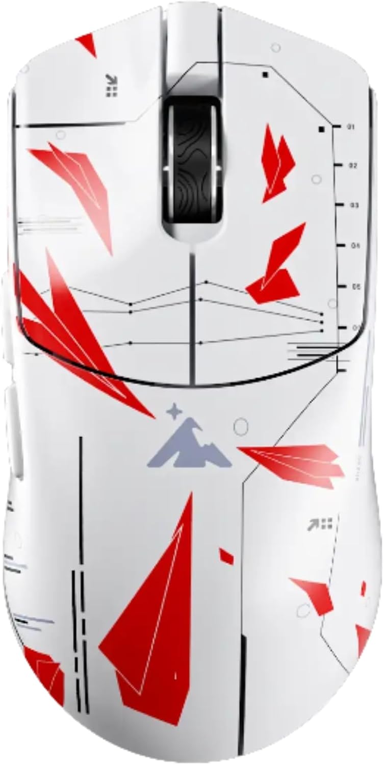 Higround Yuma Wireless Mouse - Radar, Lightweight Gaming Mice, PIXART 3395 Sensor, 26K DPI, 650 IPS, 50G Acceleration, Up to 70 Hours Battery Life, 4KHz Wireless Polling Rate with Motion Sync