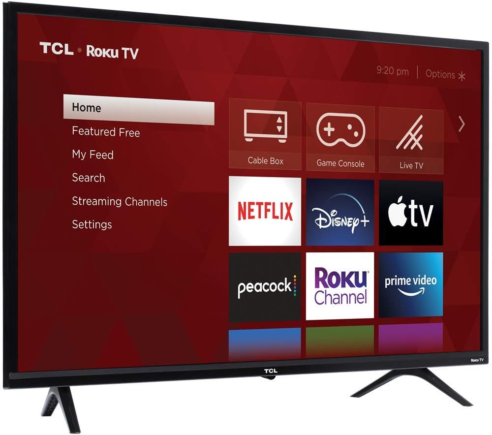 TCL 32S325 32 Inch 720p Roku Smart LED TV (2019)