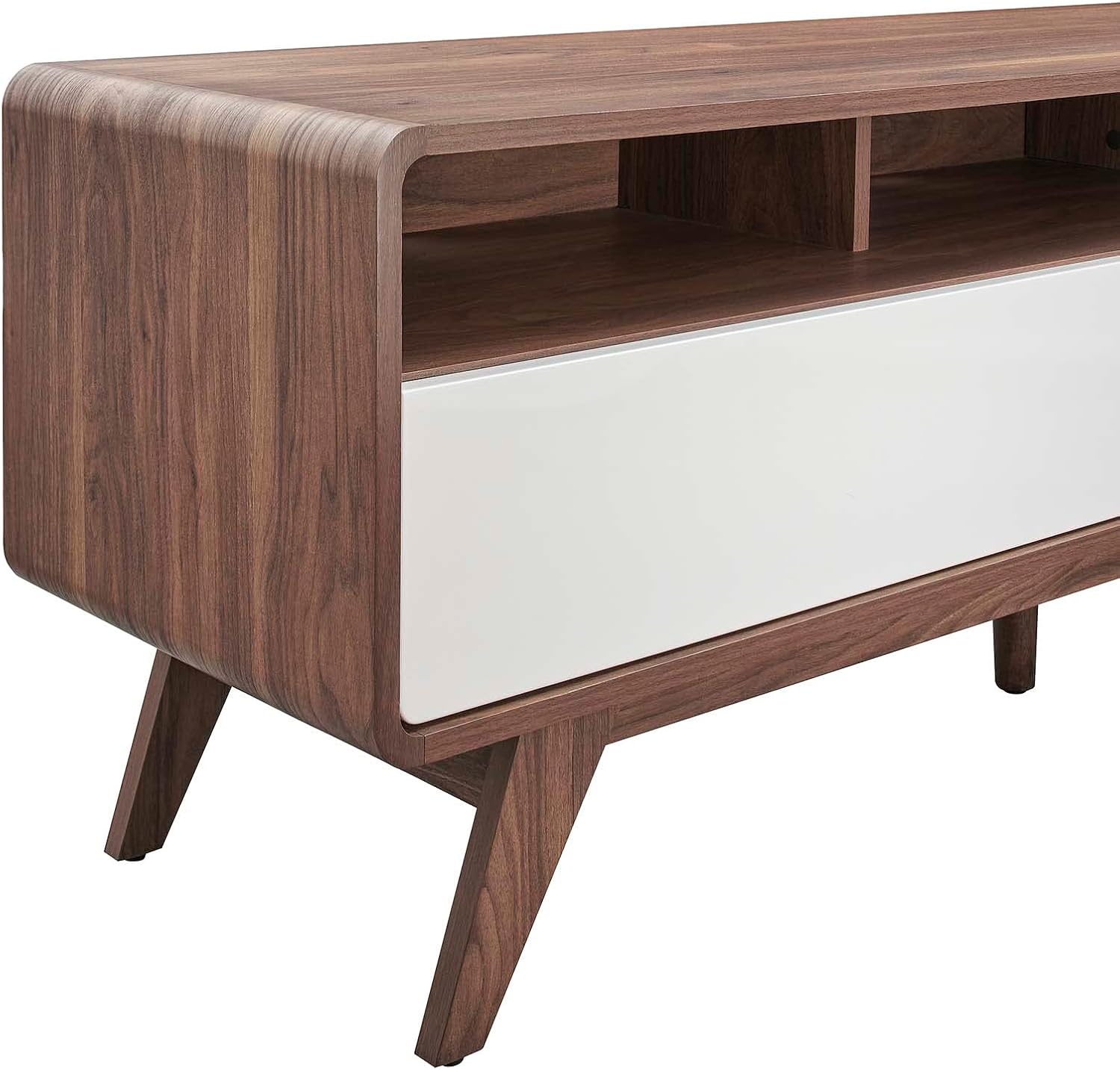 Modway Transmit Entertainment-Stands, 60 Inch, Walnut White