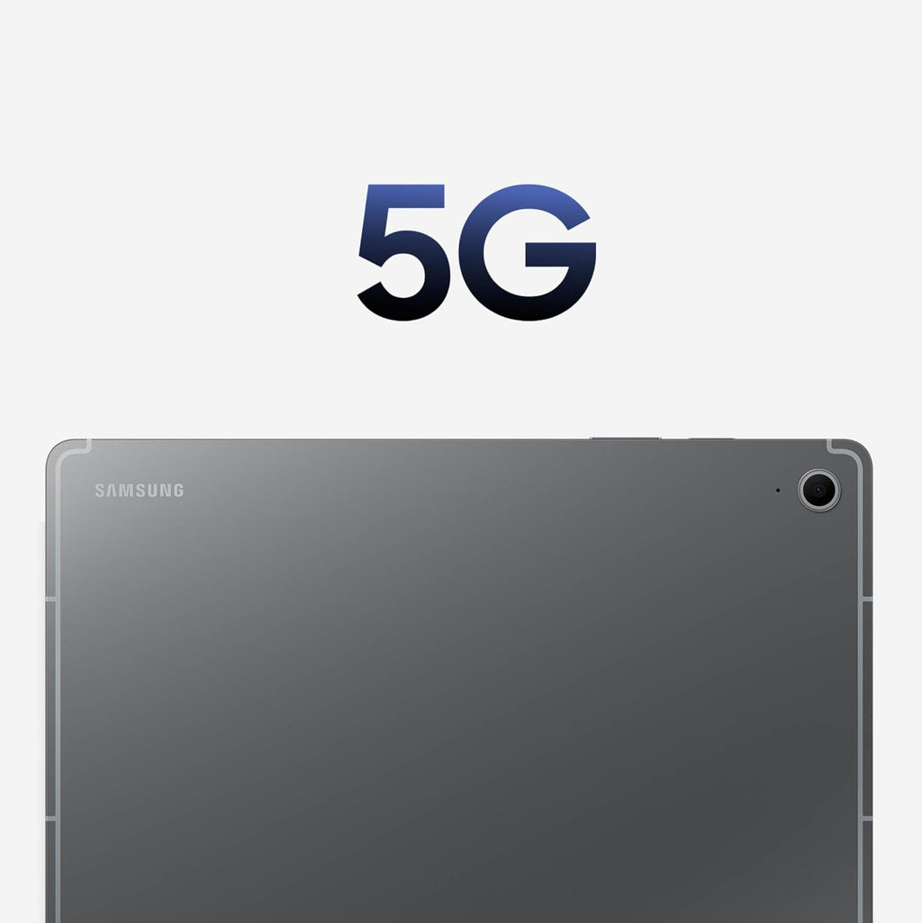 Samsung Galaxy Tab S10 FE 5G with S-Pen | 128GB, 8GB RAM, 5G + WiFi 6E | 10.9' LCD, Android 15 Tablet, 4K Camera | US Model Unlocked for T-Mobile, AT&T, US Cellular, Global | Gray (Renewed)