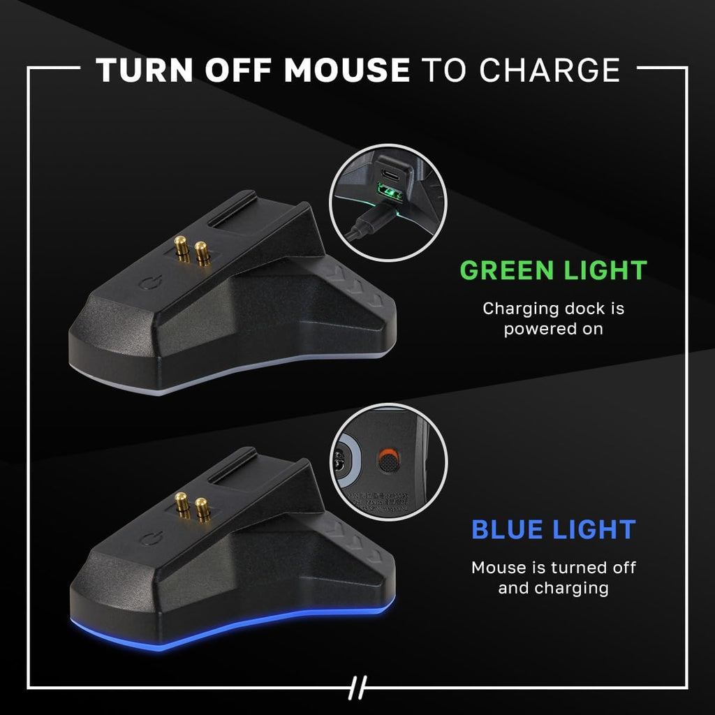 Logitech PRO X Superlight 2 DEX Wireless Gaming Mouse, White | Lightweight, Hero 2 Sensor, 44k DPI, 5 Programmable Buttons, Lightspeed Wireless, Right Hand, PC/Mac | Signature Series Charging Dock