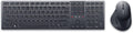 Dell KM900 Premier Collaboration Keyboard and Mouse - Zoom Touch Controls, Backlight Keyboard, Bluetooth 5.1, Radio Frequency 2.4GHz - Black
