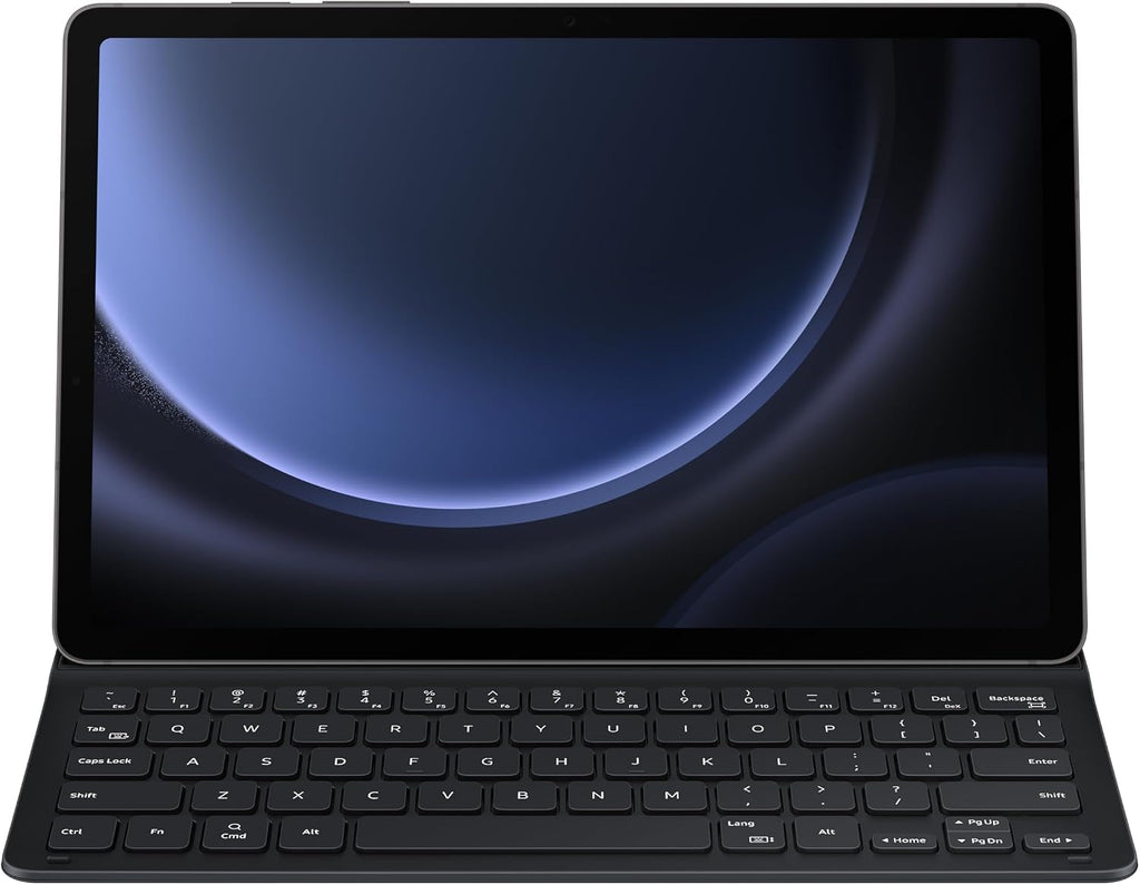 Samsung Galaxy Tab S9 FE Book Cover Keyboard, Tablet Protector Case, PC- Like Experience, Magnetic Back, Versatile Viewing Positions, Wireless Keyboard Sharing, US Version, Black