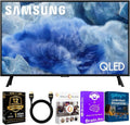 Samsung 32-Inch Q8F QLED 4K Smart TV, Quantum Dot, HDR+, 144Hz VRR, Slim Metal Design, Voice Remote, Includes 1-Year Warranty, AUX HDMI Cable & Streaming Bundle