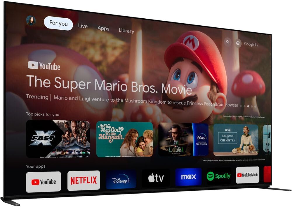 Sony BRAVIA 9 K85XR90 85 inch 4K HDR Smart QLED Mini-LED TV (2024) | Official USA Partner | with Deco Gear 4K HDMI 2.0 Cable x2 & CPS Exclusive 26 Month Protection Bundle (BEACH-CPS-265000)