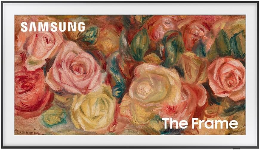Samsung (Refurbished QN43LS03DAFXZA 43 inch The Frame QLED 4K Smart TV 2024 Bundle with 2 YR CPS Enhanced Protection Pack (Renewed)