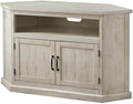 Martin Svensson Home Rustic Corner TV Stand All Antique White