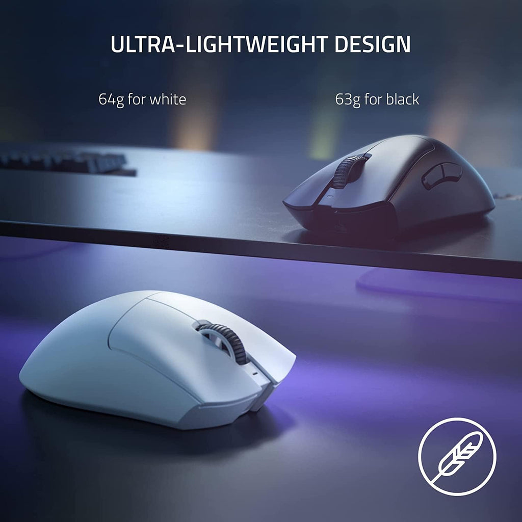 Razer DeathAdder V3 Pro USB Optical Wireless RGB Gaming Mouse - Black (RZ01-04630100-R3G1)