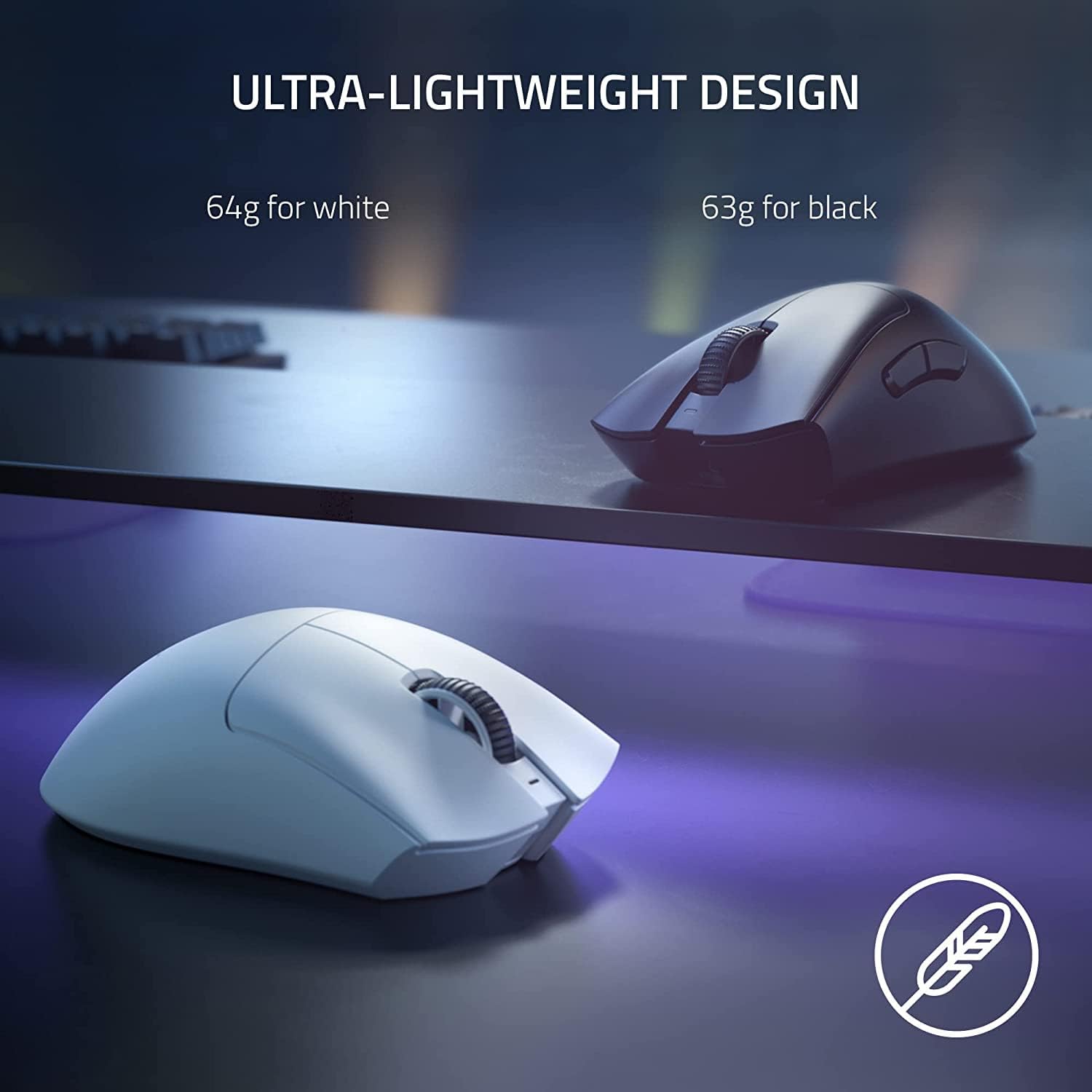 Razer DeathAdder V3 Pro USB Optical Wireless RGB Gaming Mouse - Black (RZ01-04630100-R3G1)