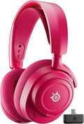SteelSeries Arctis Nova 7P Wireless Gen 2 Gaming Headset - Real-Time App Control, 50+ HR Play, Neodymium Magnetic Drivers, Mix 2.4GHz/Bluetooth, PS5, PS4, PC, Switch 1/2, Mobile - Magenta