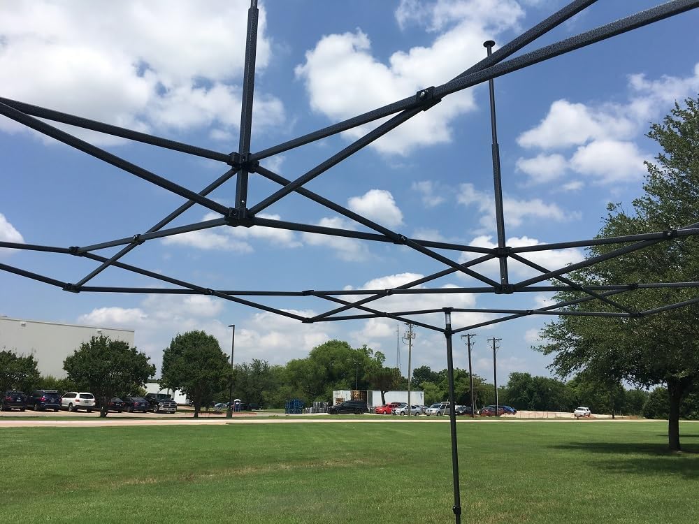 10'x15' DW Model Ez Pop up Canopy Party Tent Instant Gazebos 100% Waterproof Top with 4 Removable Sides +Wheel Bag+ 4 Sand Bags by Delta Canopies (Sky Blue)