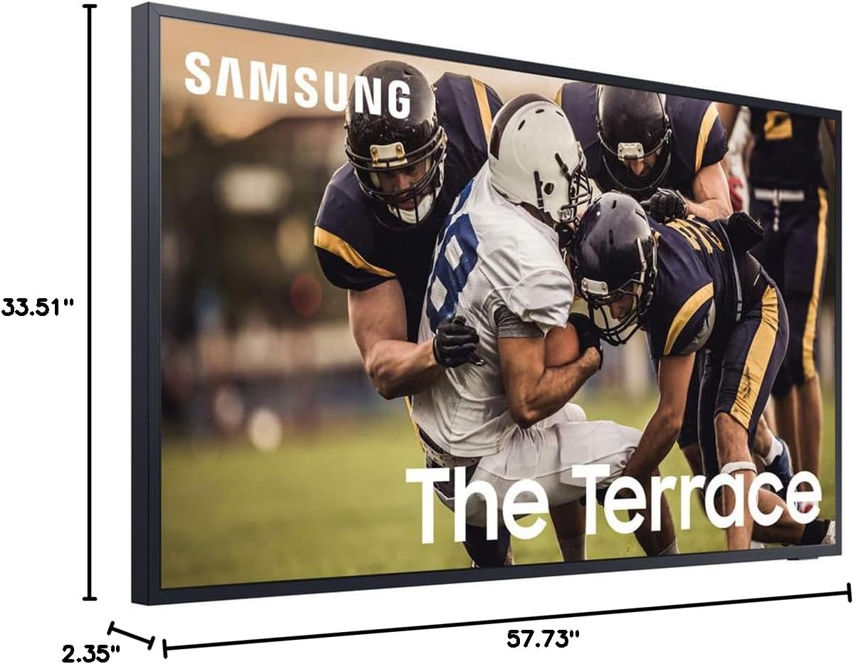 Samsung QN65LST7TA 65' The Terrace QLED 4K UHD HDR Smart TV Bundle with Premium 4 YR CPS Enhanced Protection Pack