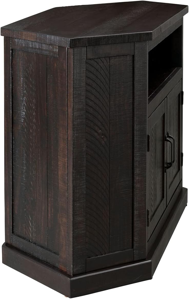Martin Svensson Home TV Stand - Rustic Espresso Entertainment Center - Farmhouse Style - Large Versatile Cabinet Provides Ample Storage