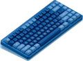nuphy Halo75 V2 Mechancial Gaming Kyeboard,75% Wireless Hot Swappable Bluetooth Keyboard,83 Kyes RGB Backlit Keyboard,Support Bluetooth/2.4GHz/USB-C (Blue, Silent Red Clear-Top (45gf))