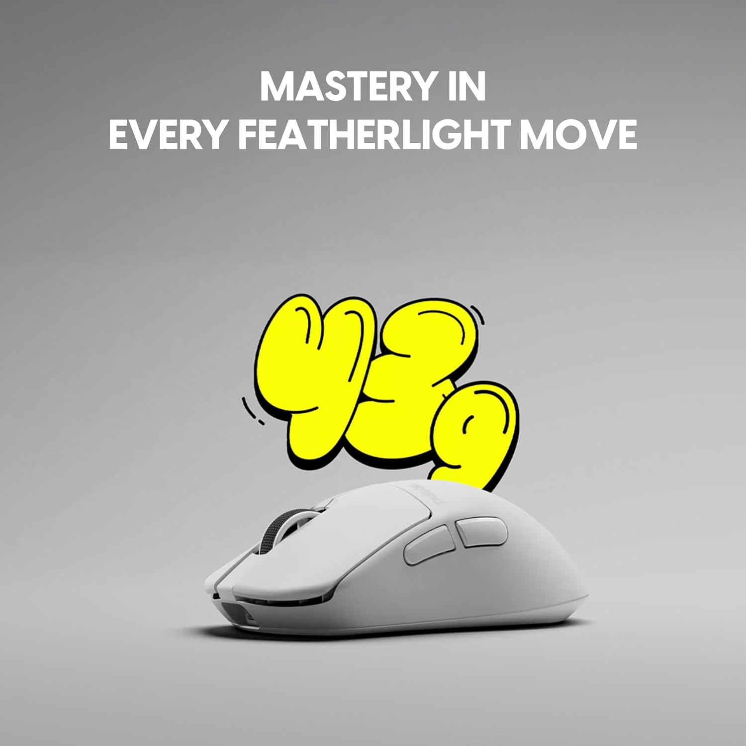 Pulsar Gaming Gears X3 Crazylight Wireless Gaming Mouse, Ultra Lightweight 1.51 oz (43g), Hybrid Ergonomic, Optical Switch, 32000 DPI, 750 IPS, XS-1 Sensor, 8k Compatible (Uyuni White)
