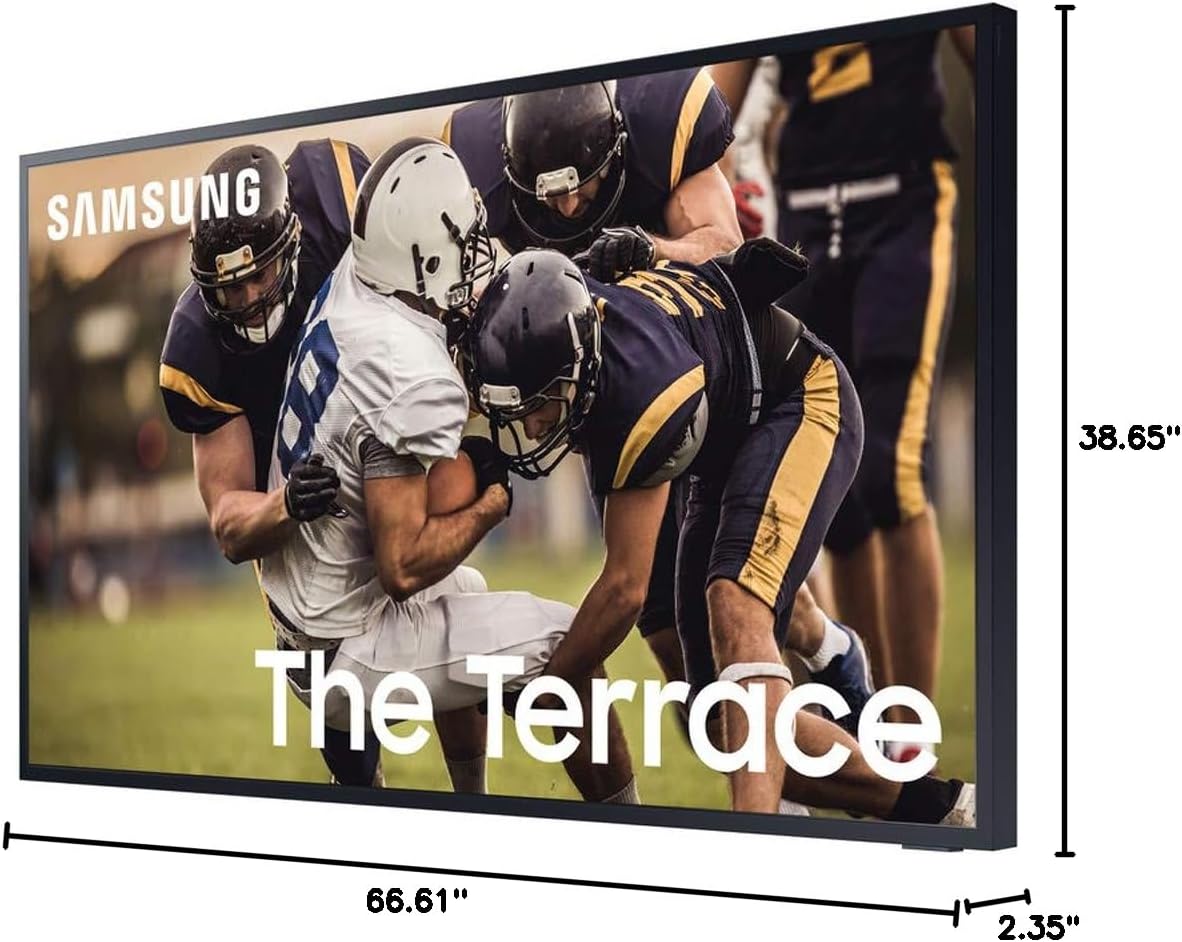 Samsung QN75LST7TA 75' The Terrace QLED 4K UHD HDR Smart TV Bundle with Premium 4 YR CPS Enhanced Protection Pack