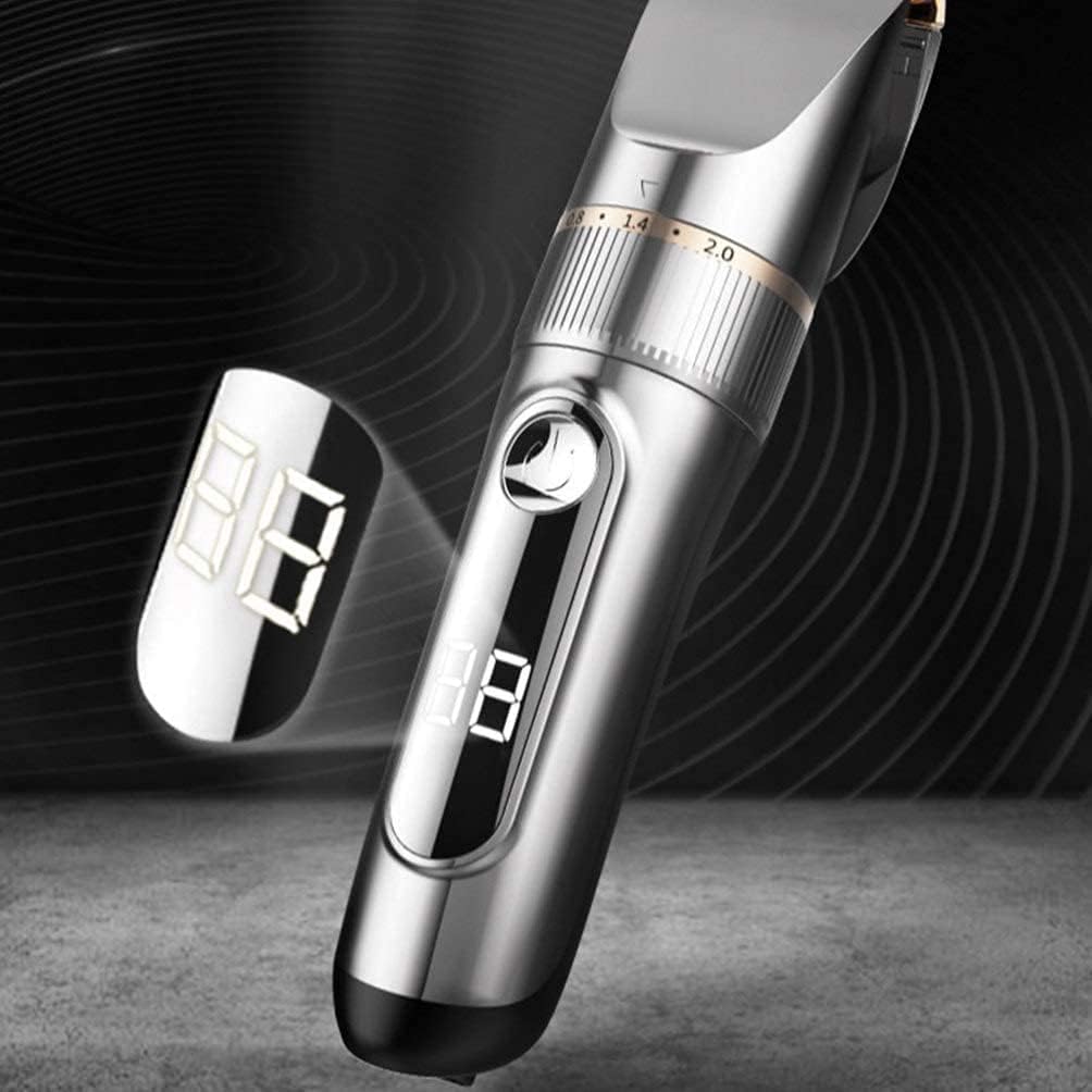 Cordless Hair Clippers Hair Trimmer for Men, Waterproof Body, Electric Shaver Grooming Kit, USB Rechargeable & LED Display