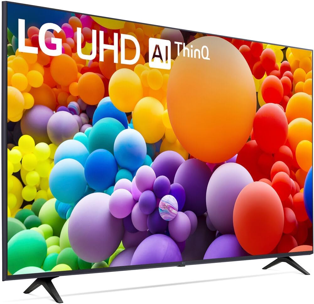 LG 65UT7570PUB 65-Inch UT75 Series LED Smart TV 4K (2024) Bundle with Deco Gear 2X 4K HDMI 2.0 Cable w/Copper Conductors & CPS Exclusive 26 Month Protection Pack (BEACH-CPS-261000)