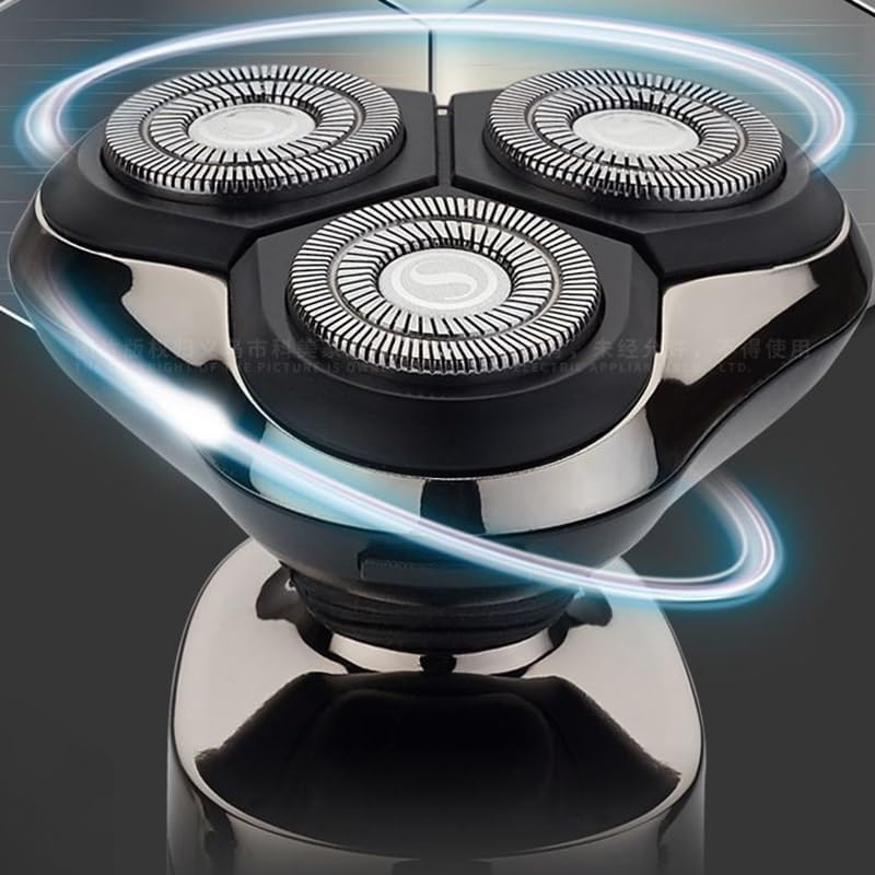 Electric Shavers for Bald Men, Wet Dry Waterproof LCD Display Electric Shaver Beard Electric Razor for Men Facial Shaving Machine Rechargeable