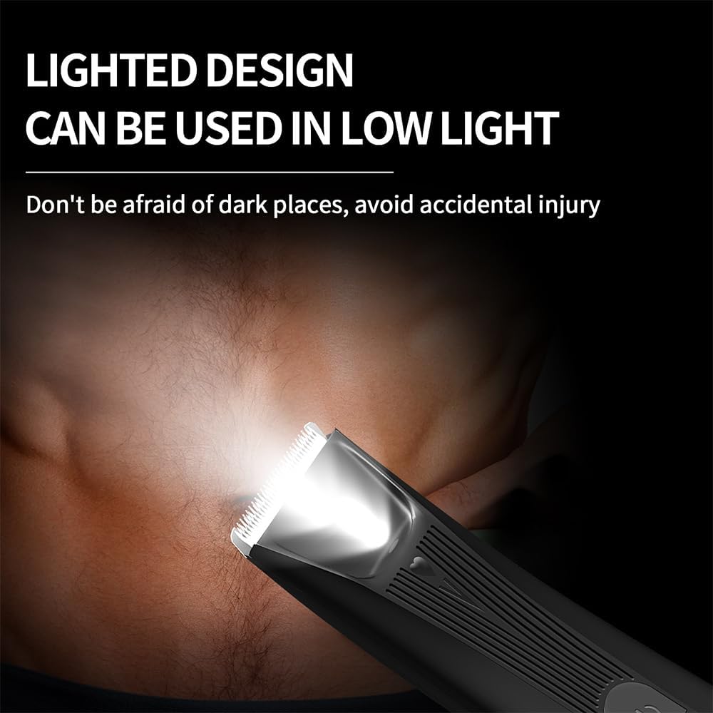 Hair Clippers for Men, Hair Trimmer for Men Professional Hair Clipper Beard Trimmer Hair Cutting Machine Electric Shaver for Body Groin Pubic Trimmer