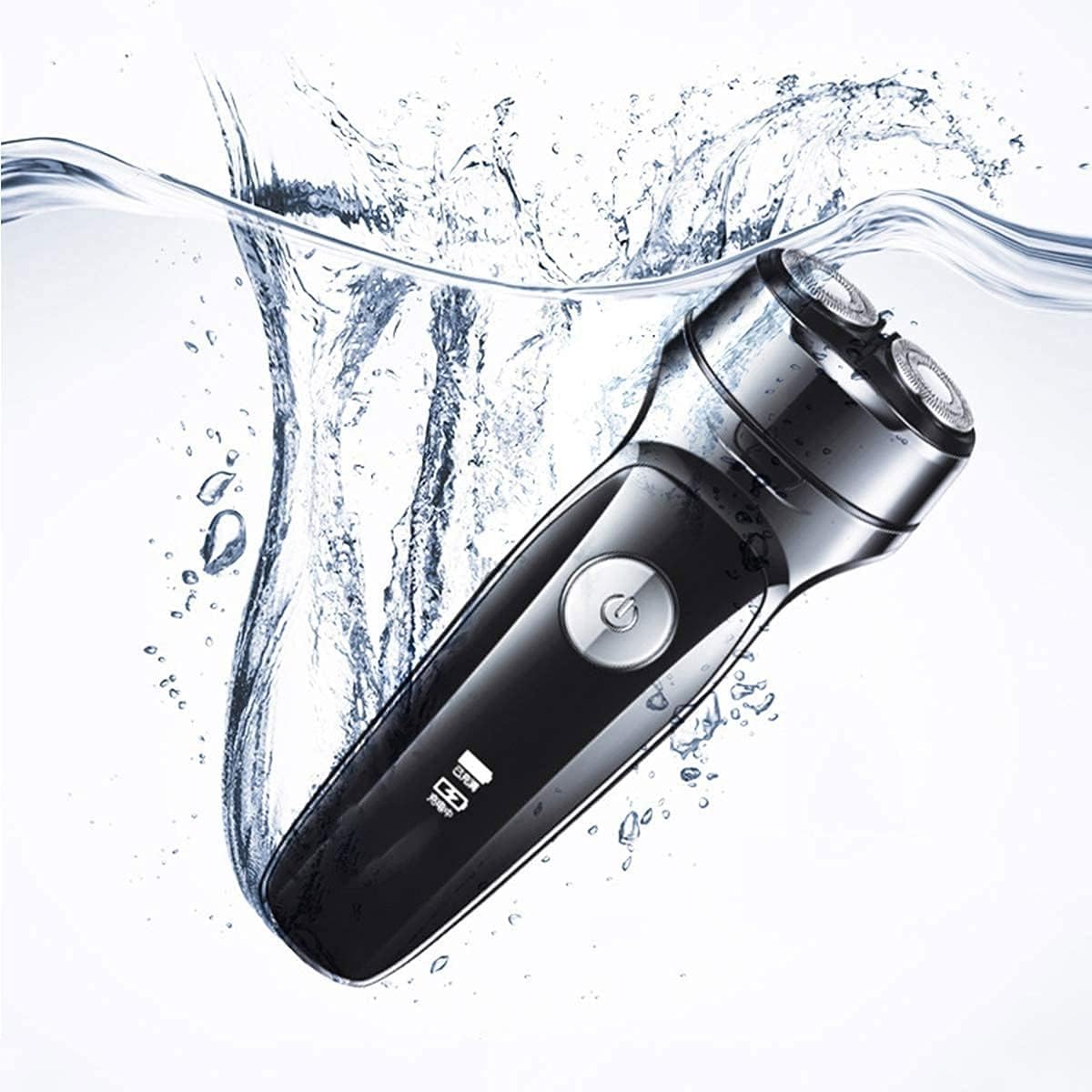 Electric Razor for Men, Wet & Dry Men's Razors for Shaving Electric Cordless with Pop-up Trimmer, Rotary Razors Electric Shavers for Men Waterproof Rechargeable
