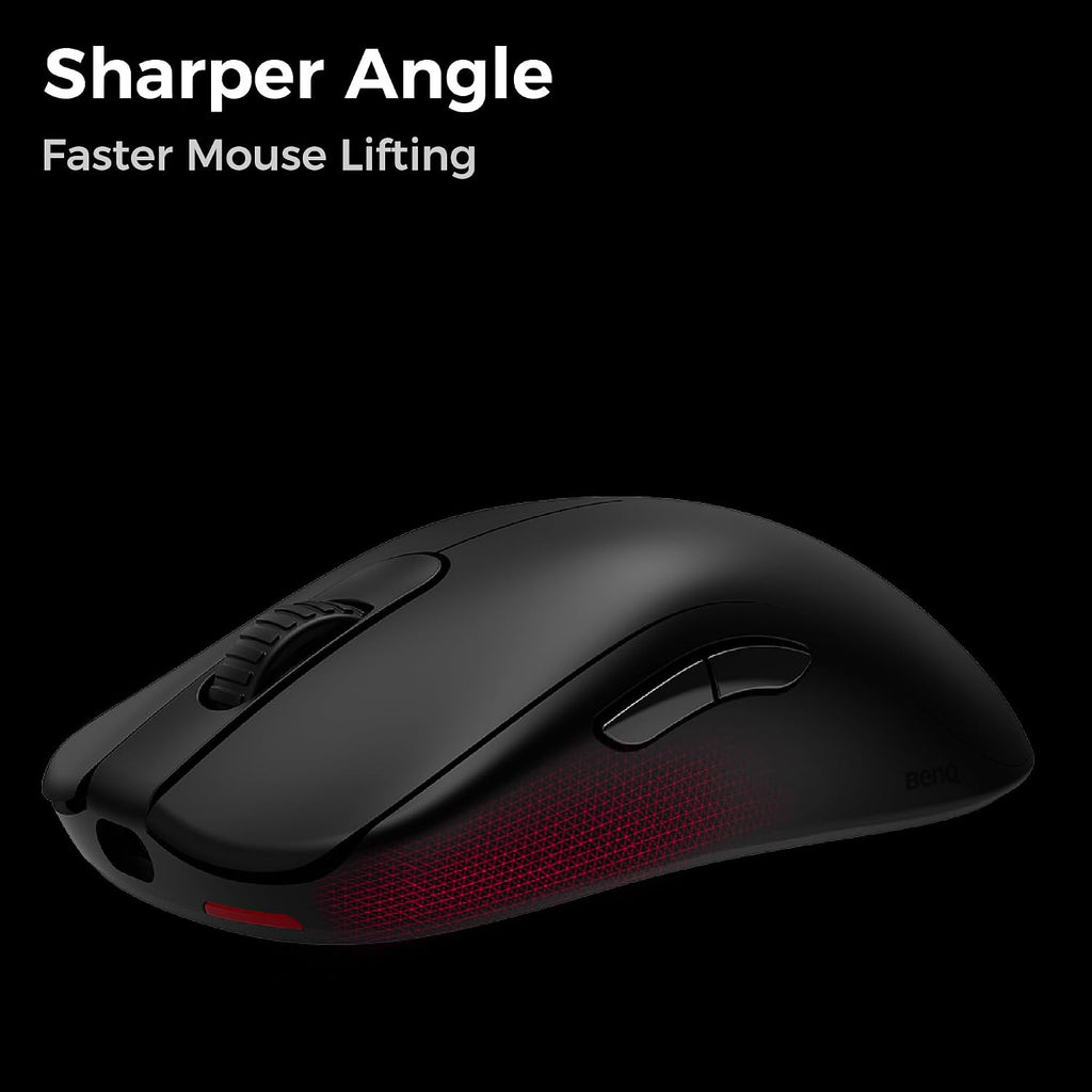 BenQ Zowie FK2-DW 4K Wireless Mouse for Esports, Sports Science, 4K Enhanced Receiver, 60g, Symmetrical, Driverless, 3950 Sensor, 4K Polling Rate Wireless Mouse (FK | 3950 Sensor | Symmetrical)