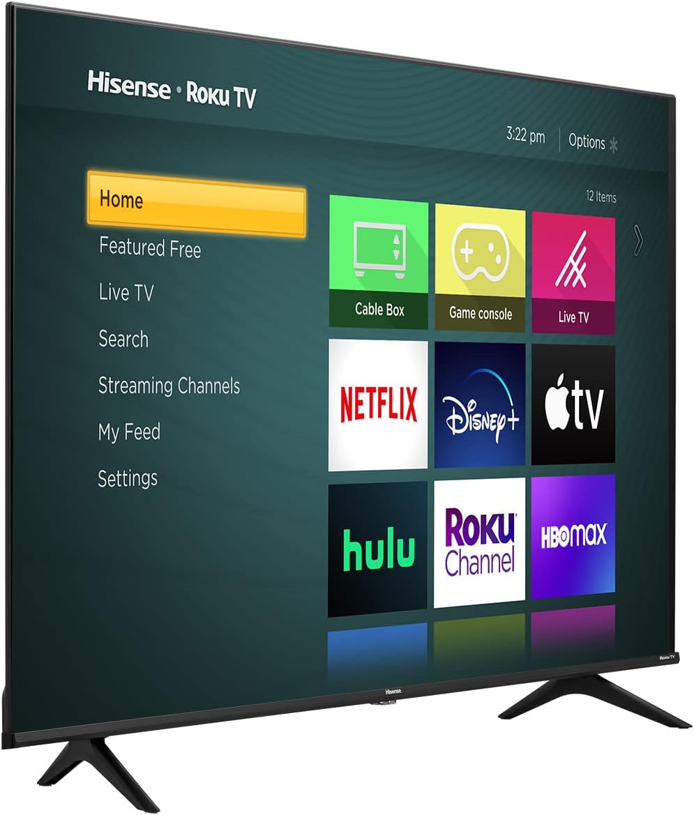 Hisense 43-Inch Class R6090G Roku 4K UHD Smart TV with Alexa Compatibility (43R6090G, 2020 Model)