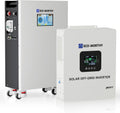 ECO-WORTHY Energy Storage System, Powermega 48V 314Ah(V2) LiFePO4 Battery with 5kW Inverter, Active Balancing BMS, Built-in Bluetooth and WiFi, Communication-Ready for Home Backup, Emergency Use