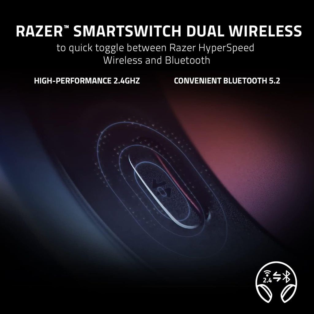Razer Barracuda Wireless Gaming & Mobile Headset (PC, PlayStation, Switch, Android, iOS) (2nd Gen) Goliathus Extended Chroma Gaming Mousepad | Customizable Chroma RGB Lighting - Soft, Cloth Material