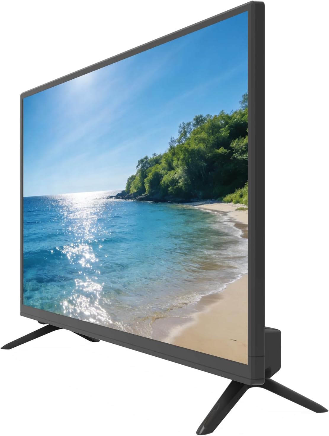 ATYME 24-inch Class 60Hz 720p HD LED TV Flat Screen Television, 24' Class, Small Flat Screen Television, LED HDTV with 1*USB 2* HDMI 1*VGA ARC Connection 240AH5HD