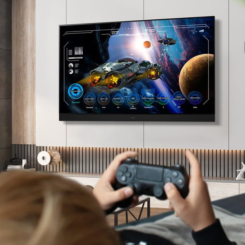 Panasonic TV-55Z85AP Z85 55 inch OLED 4K UHD Smart Fire TV (2024) Bundle with CPS Exclusive 26 Month Protection, 2X 4K HDMI Cable & Deco Gear Complete Home Theater Beginner's Guidebook