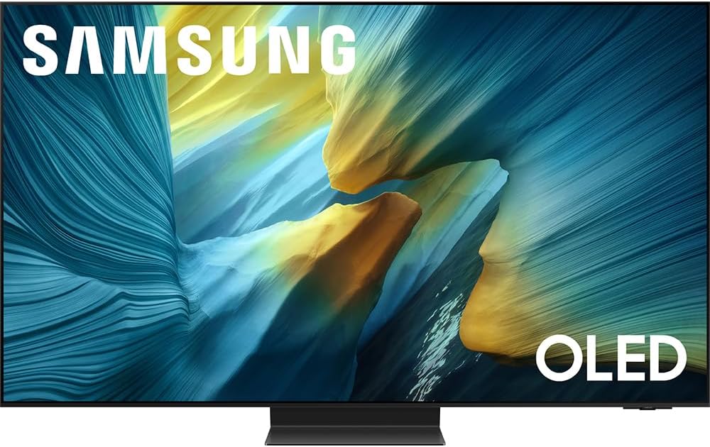 Samsung 55 inch OLED 4K S95F Smart TV (2025) Vision AI, OLED HDR Pro, Glare-Free Bundle with CPS Exclusive 1-Year Protection & Deco Gear Complete Home Theater Beginner's Guidebook