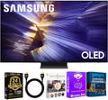 Samsung OLED S90F 4K Smart TV Bundle – Ultra Thin Design, HDR+, 144Hz Gaming, Alexa Built-in, AI Upscaling w/AUX HDMI Cable, 2-Year Protection, Streaming Apps (65, Inches)
