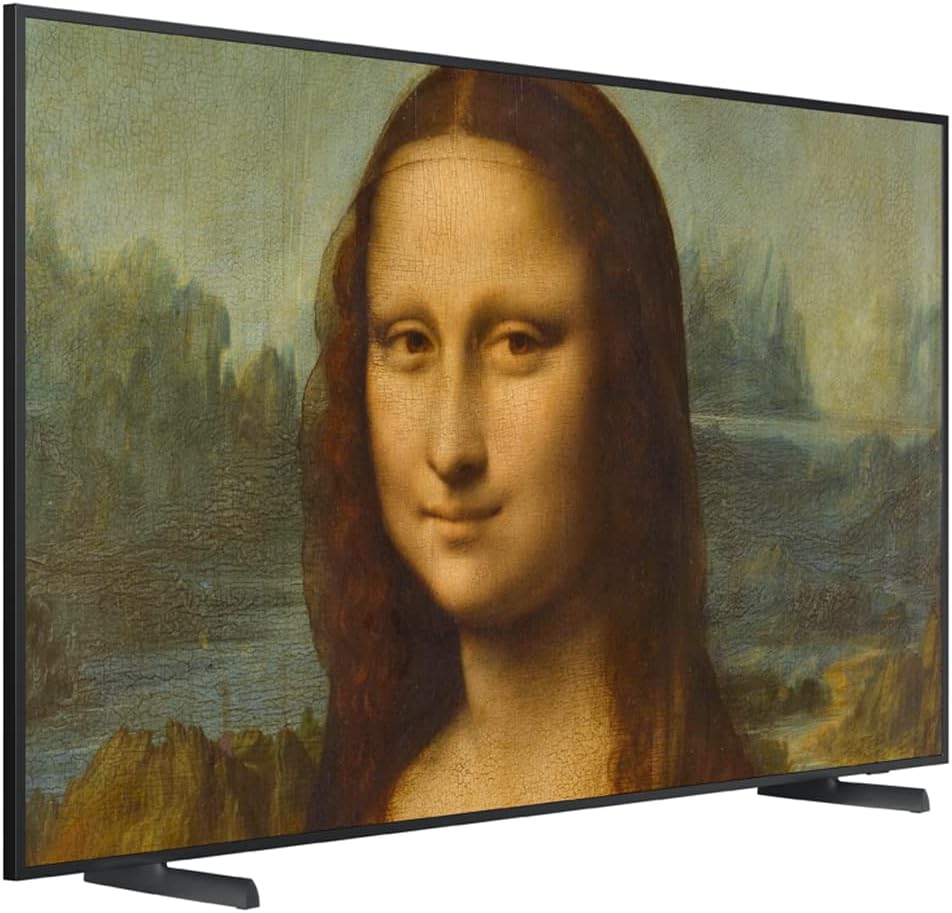 Samsung (Refurbished QN55LS03BAFXZA 55 inch The Frame QLED 4K UHD Quantum HDR Smart TV Bundle with 2 YR CPS Enhanced Protection Pack (Renewed)