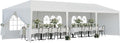 10'x30' Outdoor Party Wedding Tent Canopy Waterproof Camping Gazebo BBQ Shelter Pavilion Heavy Duty, 8 Removable Sidewalls (10x30)
