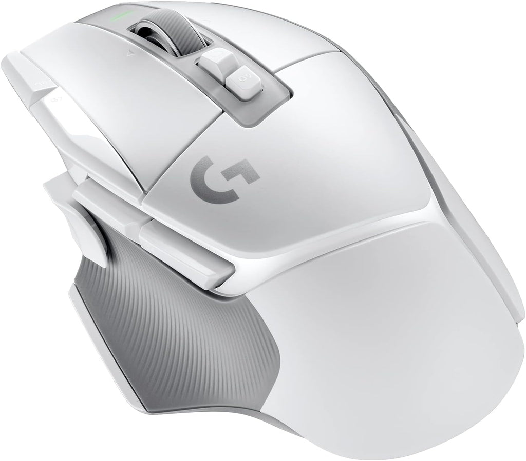 Logitech G502 X Lightspeed Wireless Gaming Mouse: Optical Switches, 13 Buttons, <140 hrs Battery Life & USB-C, Infinite Scroll Toggle, PowerPlay Wireless Charging Capable, for PC/MacOS - White