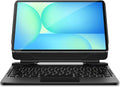 Dexnor for Samsung Galaxy Tab S10 FE+ Plus Case with Keyboard 13.1' Floating Cantilever Magnetic Stand Multi-Touch Trackpad Dual Bluetooth Multi-Device Connection Backlit Keyboard S Pen Holder - Black