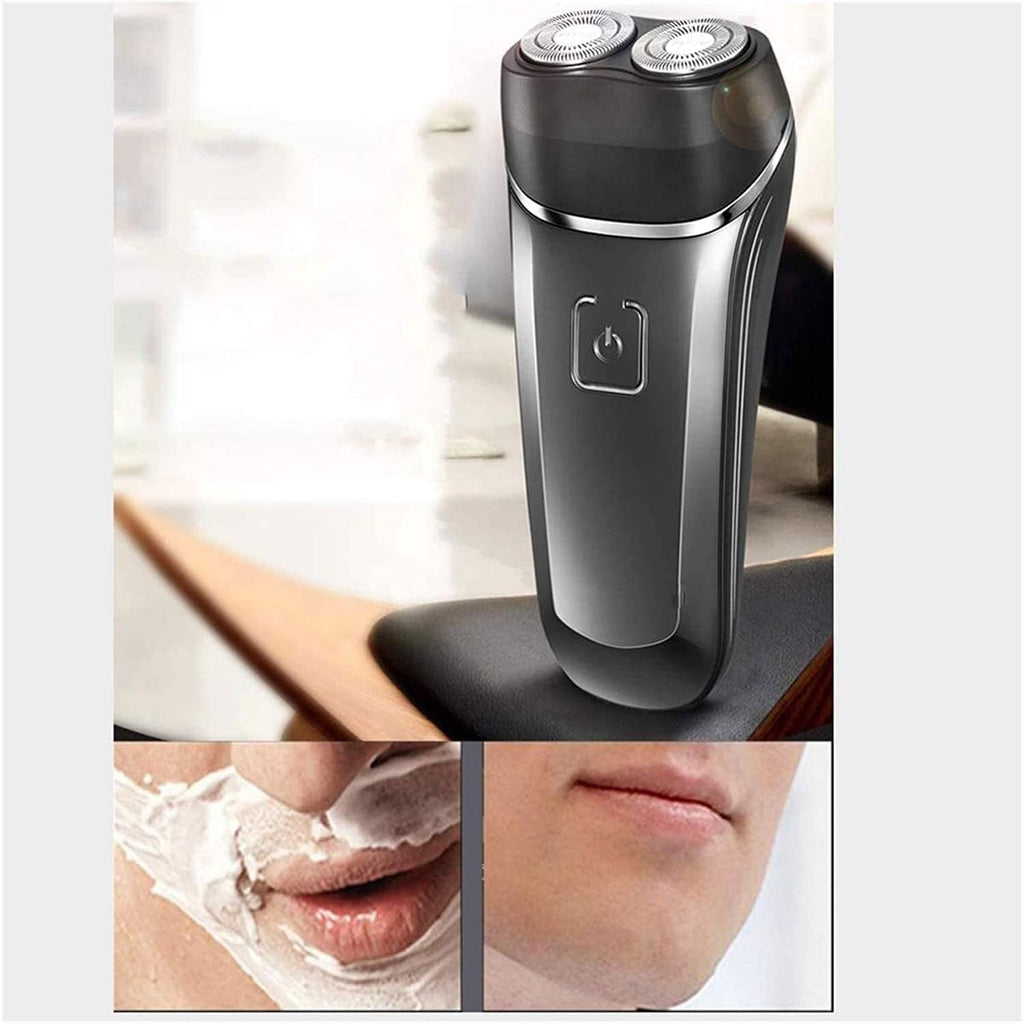 Electric Shavers for Mens,Electric Razor Dry Wet Waterproof Mens Rotary Facial Shaver, Portable Face Shaver Cordless Travel USB Rechargeable Rotary Shaver