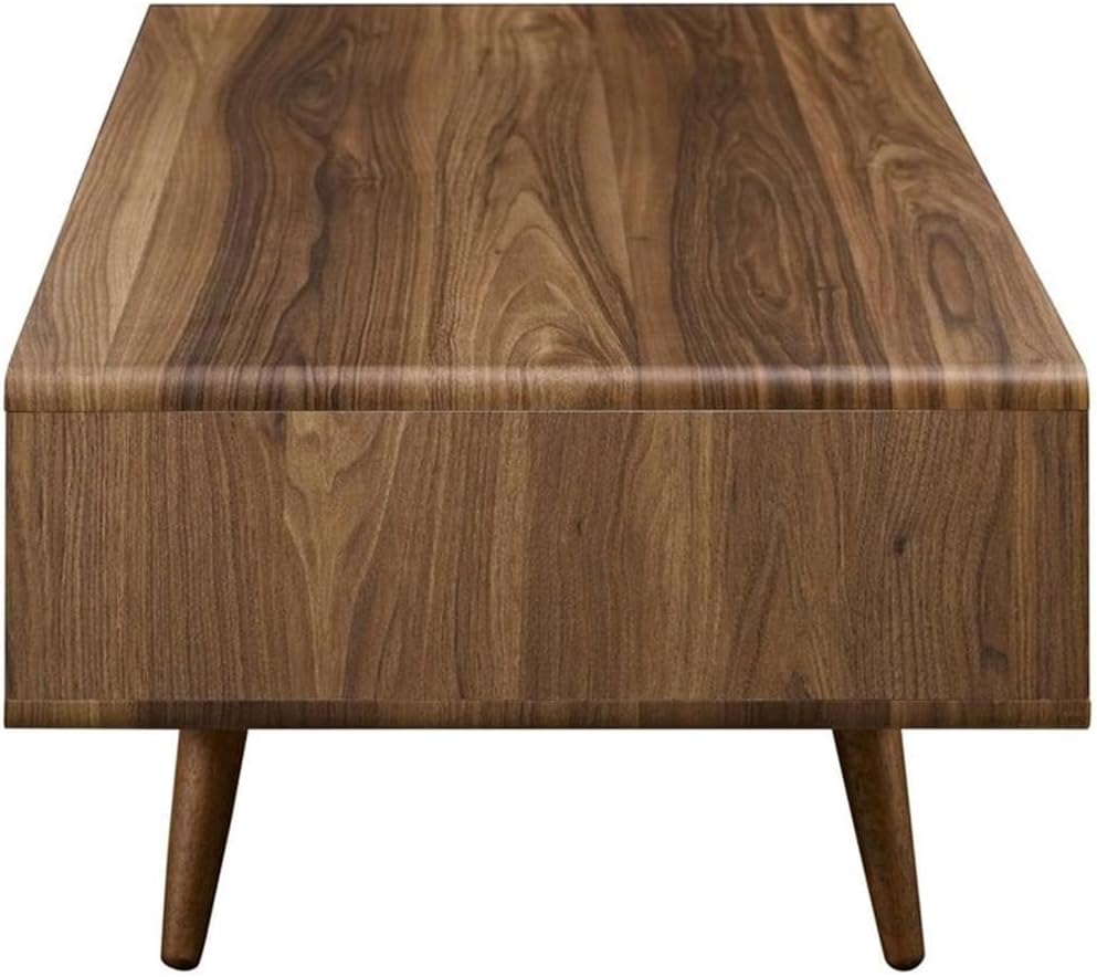 Modway Transmit Mid-Century Coffee Table, Walnut White