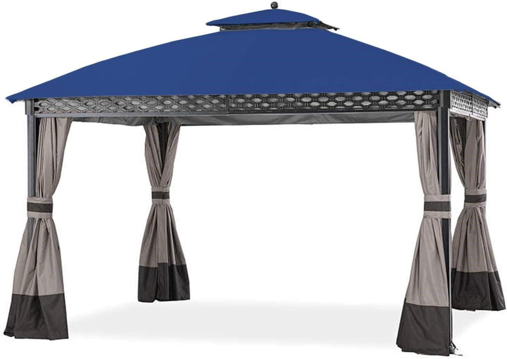 Garden Winds Replacement Canopy for The Pinehurst Dome Gazebo - Riplock 350 - True Navy