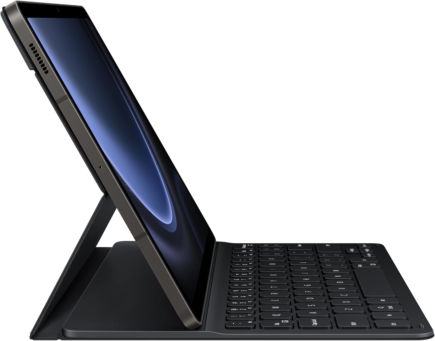 Samsung Galaxy Tab S9 FE Book Cover Keyboard, Tablet Protector Case, PC- Like Experience, Magnetic Back, Versatile Viewing Positions, Wireless Keyboard Sharing, US Version, Black