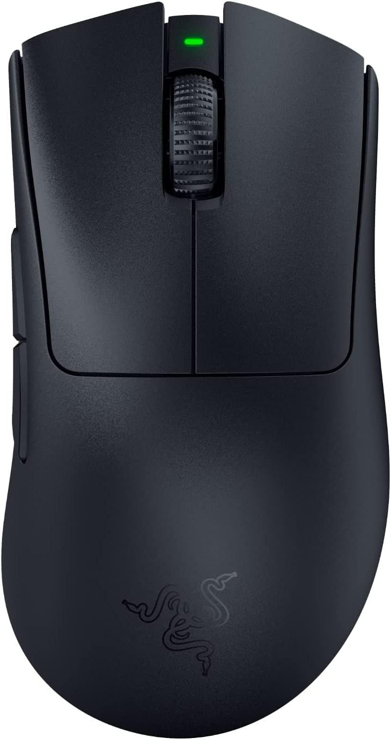 Razer DeathAdder V3 Pro USB Optical Wireless RGB Gaming Mouse - Black (RZ01-04630100-R3G1)