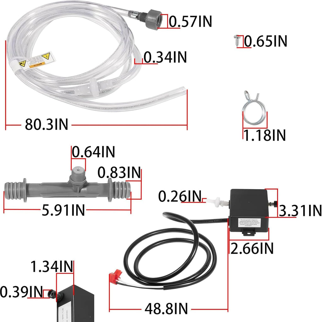 Replacement for 72602 Complete Ozonator Unit Ozone Generator Compatible with Hot Spring spa, Spas Freshwater III Ozone System Complete 72602