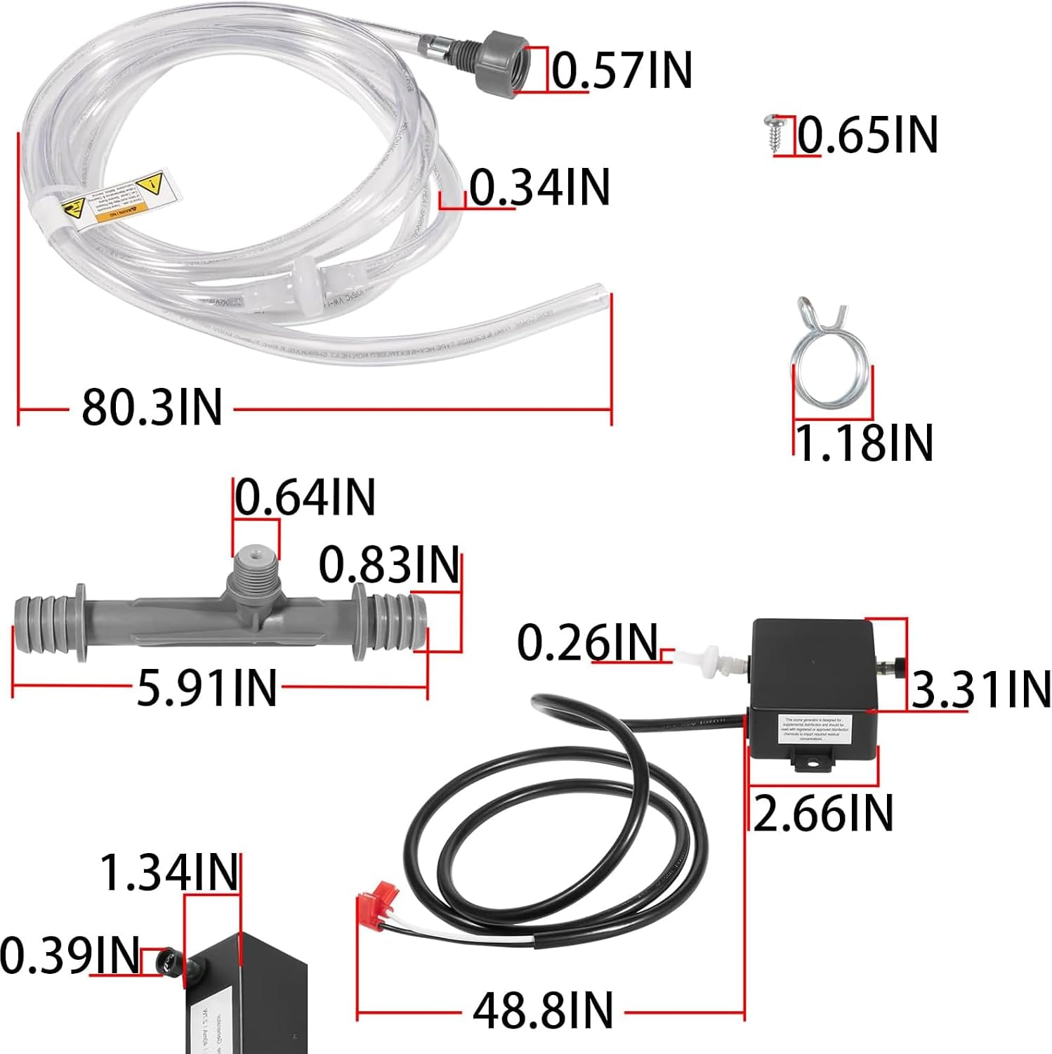 Replacement for 72602 Complete Ozonator Unit Ozone Generator Compatible with Hot Spring spa, Spas Freshwater III Ozone System Complete 72602