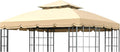 Garden Winds Reinforced Replacement Canopy Top Cover Compatible with The L-GZ120PST-2 Sears Bay Window 10' x 12' Gazebo - Classic Sand, RipLock 350