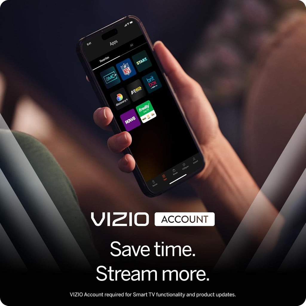 VIZIO 50-inch 4K UHD LED Smart TV w/Dolby Vision HDR, WiFi 6, Bluetooth Headphone Capable, Apple AirPlay, Google Cast Built-in (V4K50C-08, New)