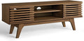 Modway Render 46' Mid-Century Modern Low Profile Media Console TV Stand, 46 Inch, Walnut