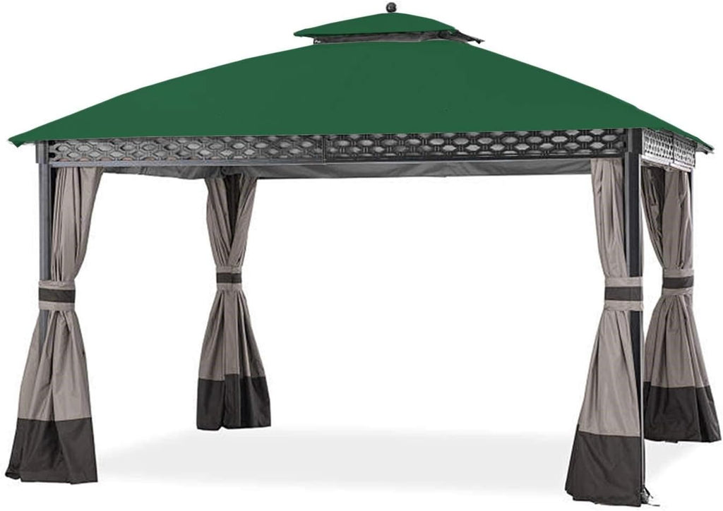 Garden Winds Replacement Canopy for The Pinehurst Dome Gazebo - Riplock 350 - Green
