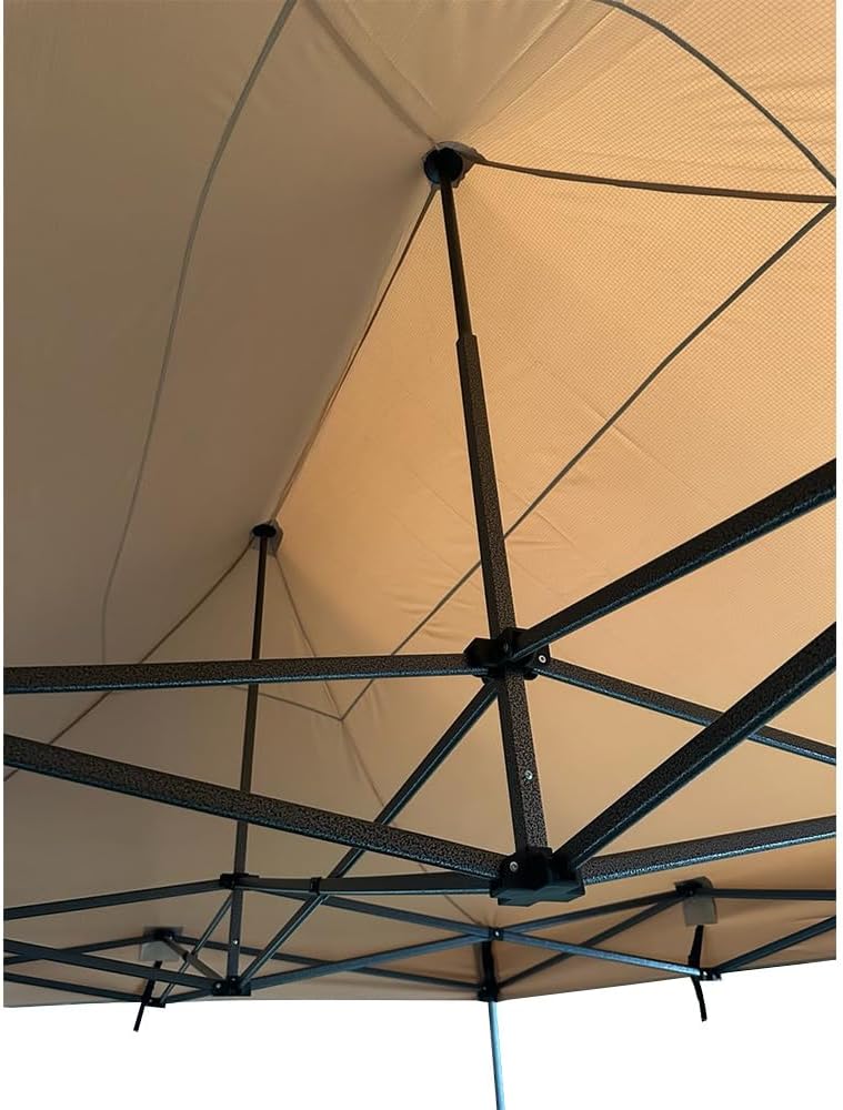 Garden Winds Custom Fit Replacement Canopy Top Cover Compatible with The Yaheetech 612459 10' X 15' Instant Pop Up Shelter Tent - Upgraded Performance RipLock 350 Fabric - Slate Gray