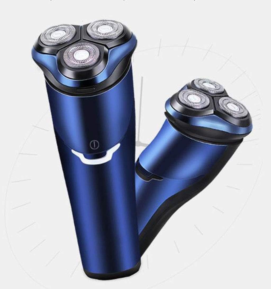 Men's Electric Shaver - Cordless Rechargeable Rotary Shaver Razor for Men with Pop-up Sideburn Trimmer Wet and Dry